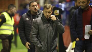 Manuel Mosquera, en un partido con el Extremadura.