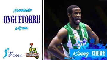 El Gipuzkoa sigue reforzándose: Kenny Chery llega al equipo