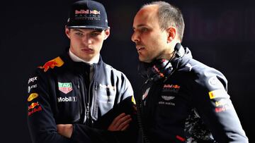Max Verstappen en los test de pretemporada en Montmeló.