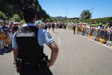 Seguridad durante el transcurso de la etapa. 