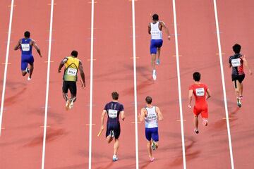 Lesión de Usain Bolt en el 4X100.