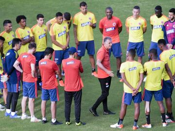 Entrenamiento de Selecci&oacute;n Colombia en la Copa Am&eacute;rica antes de enfrentar a Argentina en Salvador de Bah&iacute;a.