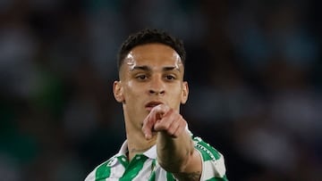 Antony durante el partido de vuelta de dieciseisavos de Conference League contra el Gent.