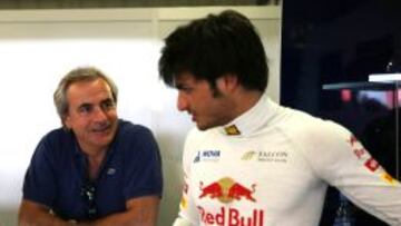 Carlos Sainz junto a su hijo Carlos Sainz Jr.
