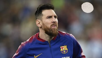 Messi, en el Bernabéu.