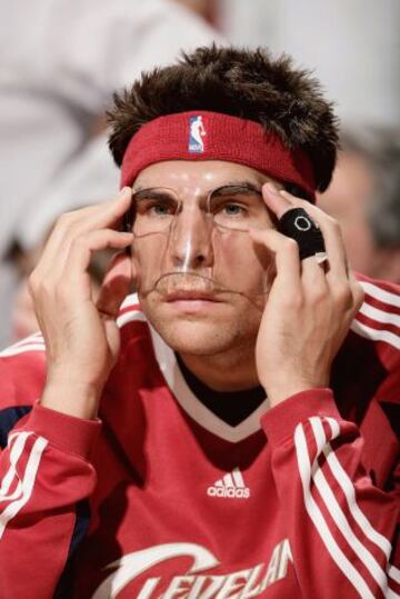 Wally Szczerbiak, con los Cavs en 2009.