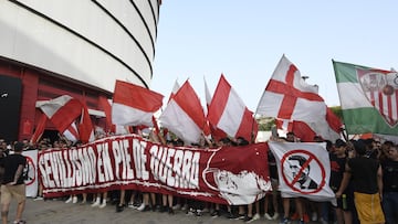 Una movilización del sevillismo, hace meses.