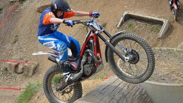 Los cascos de moto son fundamnetales en el trial