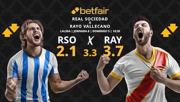 Real Sociedad vs. Rayo Vallecano: horario, dónde ver, pronósticos y clasificación