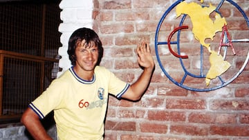 Enrique Borja en las instalaciones del América.