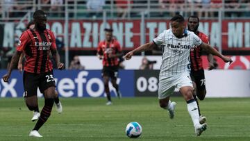 Luis Muriel during the Serie A match between Milan v Atalanta, in Milano, on May 15, 2022 (Photo by Loris Roselli/NurPhoto via Getty Images)
