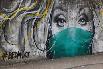 Covid-19 street art (Belgium)