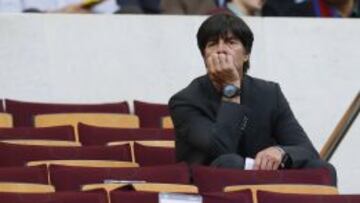 Löw, en el Camp Nou.
