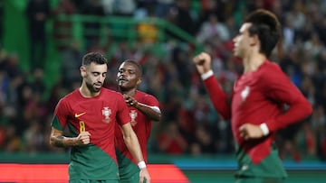 Bruno Fernandes scored twice for Portugal as Fernando Santos’ men thrashed Nigeria in the Seleção’s final World Cup warm-up.