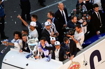 La Cibeles recibe a los campeones de la Champions