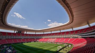 General View Stadium during the game Guadalajara vs Tigres UANL, corresponding to second leg match of great final of the Torneo Clausura 2023 of the Liga BBVA MX, at Akron Stadium, on May 28, 2023.
<br><br>
Vista General del Estadio durante el partido Guadalajara vs Tigres UANL, Correspondiente al partido de Vuelta de la Gran final del Torneo Clausura 2023 de la Liga BBVA MX, en el Estadio Akron, el 28 de Mayo de 2023.