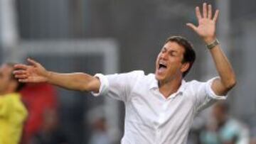 Rudi Garcia, durante un partido del Lille.