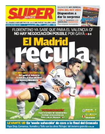 Portadas de la prensa deportiva