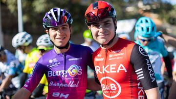 Carlos (izda.) y Raúl García Pierna, durante la Challenge.