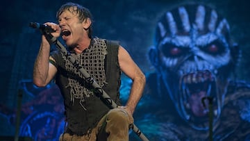 Bruce Dickinson, cantante de Iron Maiden.