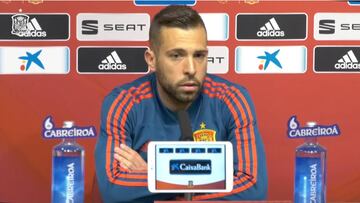 Jordi Alba: "Es un privilegio tener a Ramos en la Selección"