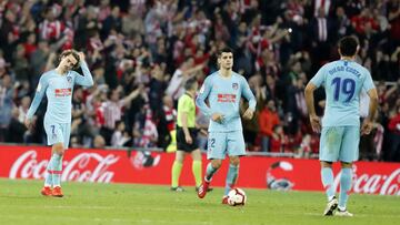 Griezmann, Morata y Costa en San Mam&eacute;s. 
 
 
 
 