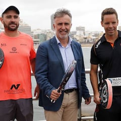 Aday Santana y Jordi Muñoz, cicerones del Open de Canarias
