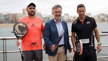 Aday Santana y Jordi Muñoz, cicerones del Open de Canarias