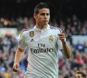 James jugaría esta tarde su partido 100 con el Real Madrid