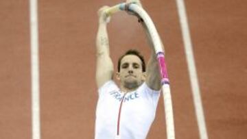 Lavillenie, en la calificación.