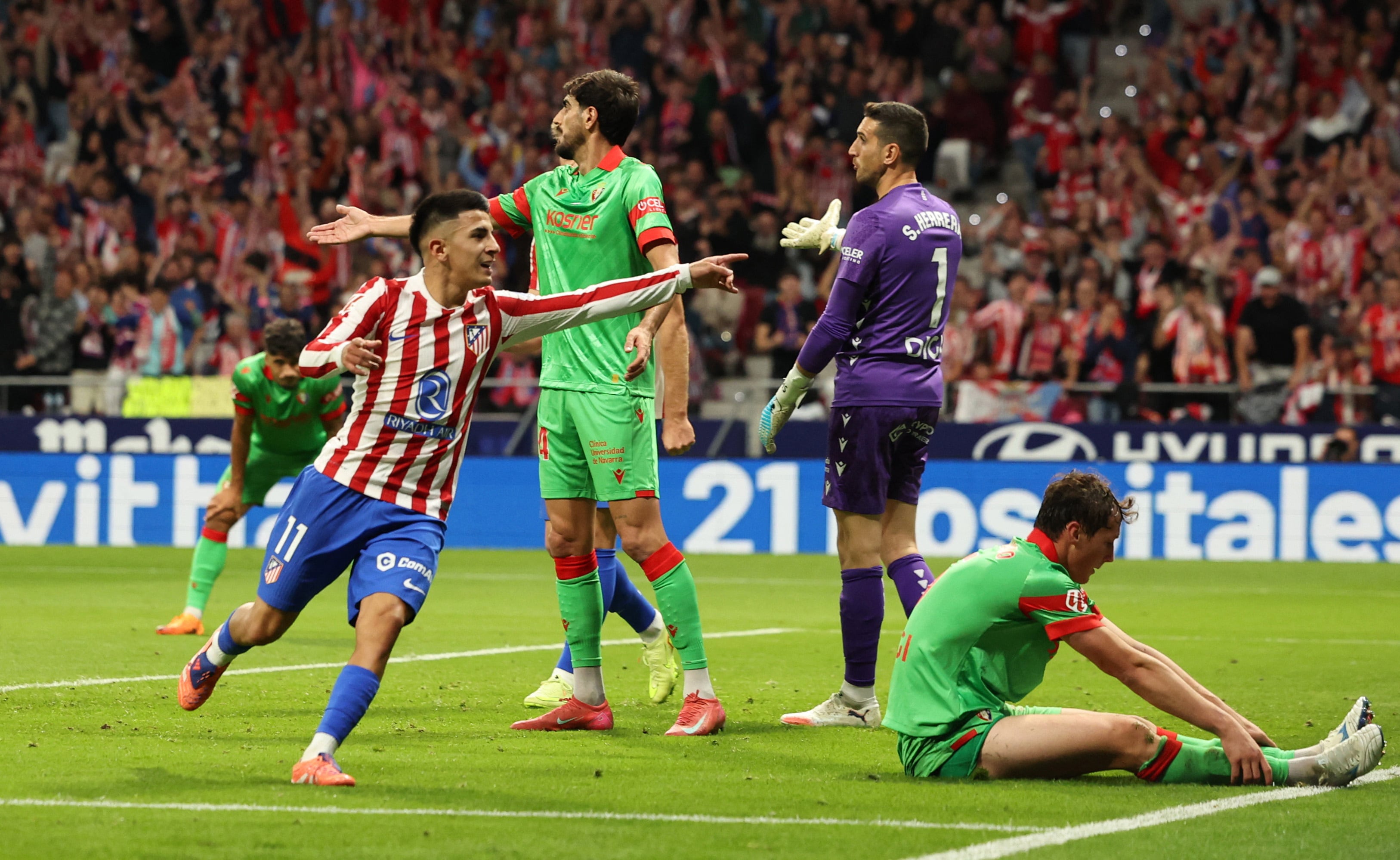 Thiago Almada da la victoria al Atlético