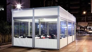 La ventilación, el peligro de las terrazas cubiertas de bares y restaurantes