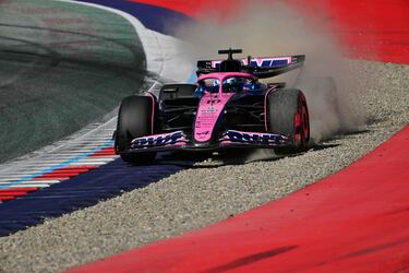 Pierre Gasly se salió de la pista durante la sesión clasificatoria propiciando una bandera amarilla en pista que afectó a los tiempos del resto de pilotos.