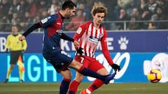 Insua, en un partido con el Huesca de la temporada pasada.