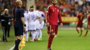 Piqué, en Logroño.