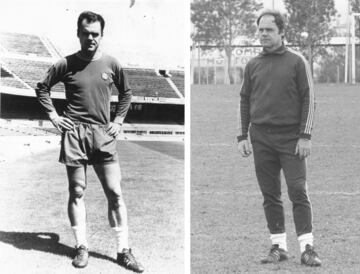 Estuvo tres años en el Barcelona, entre 1965 y 1968. Entrenó al club una temporada, la 1978-1979, pero fue destituIdo por malos resultados.