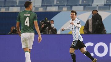 Messi volvió al gol de jugada en partido oficial tres años después