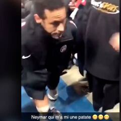 Los insultos del aficionado agredido por Neymar a los jugadores del PSG