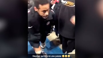 Insultos del hincha agredido por Neymar a jugadores de PSG