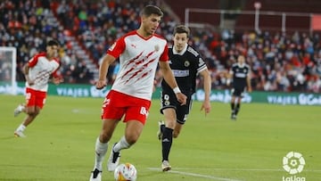 Srdjan Babic durante un partido con el Almería.