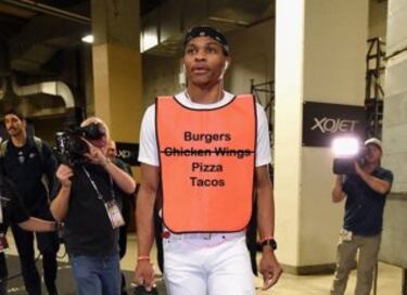Westbrook y su peto.