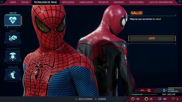 marvel spiderman 2 ps5 tecnologia de traje como mejorar peter miles