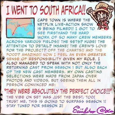 Eiichiro Oda sends a warning about the second season of 'One Piece' live action on Netflix