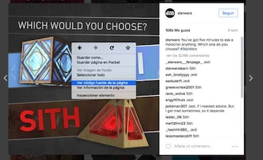Cómo bajar cualquier foto de Instagram sin hacer capturas