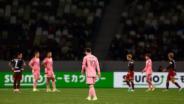 Soccer Football - Friendly - Vissel Kobe v Inter Miami - Japan National Stadium, Tokyo, Japan - February 7, 2024 General view of Inter Miami's Lionel Messi in action REUTERS/Issei Kato