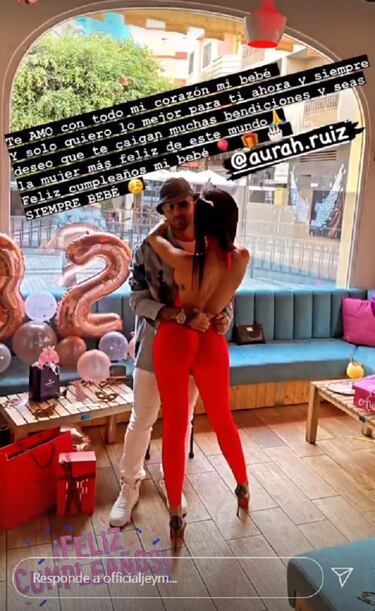 La tierna felicitación de Jesé a Aurah por su cumplea?os