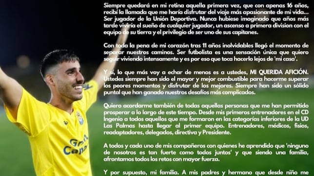 Fabio se despide de Las Palmas