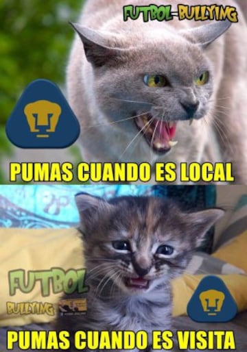 Los memes calientan el Pumás vs América; Clásico Capitalino