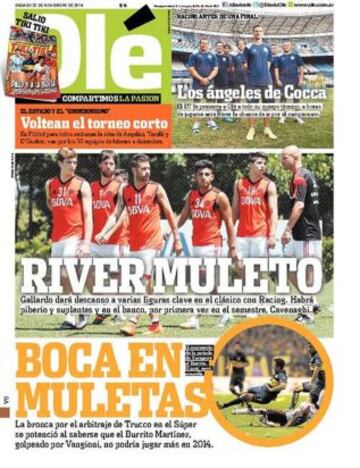 Portadas de la prensa deportiva