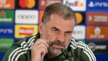 Ange Postecoglou. entrenador del Celtic.